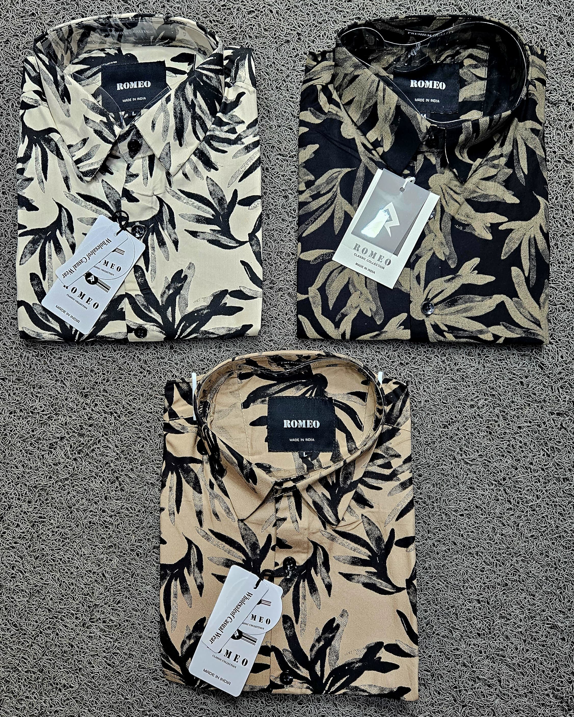 Black leaves - Printed Premium Shirts